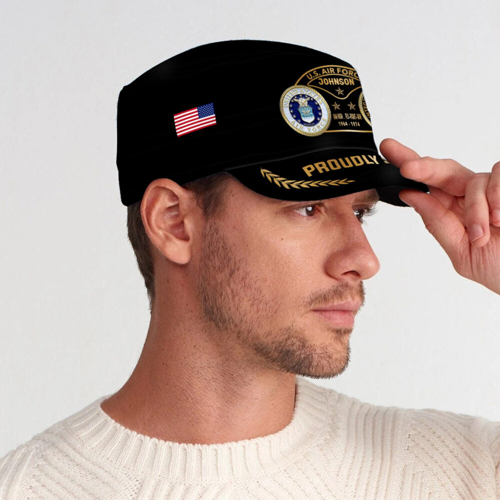 US Air Force , Land Of The Free, Because Of The Brave - Military Cap - Image 3