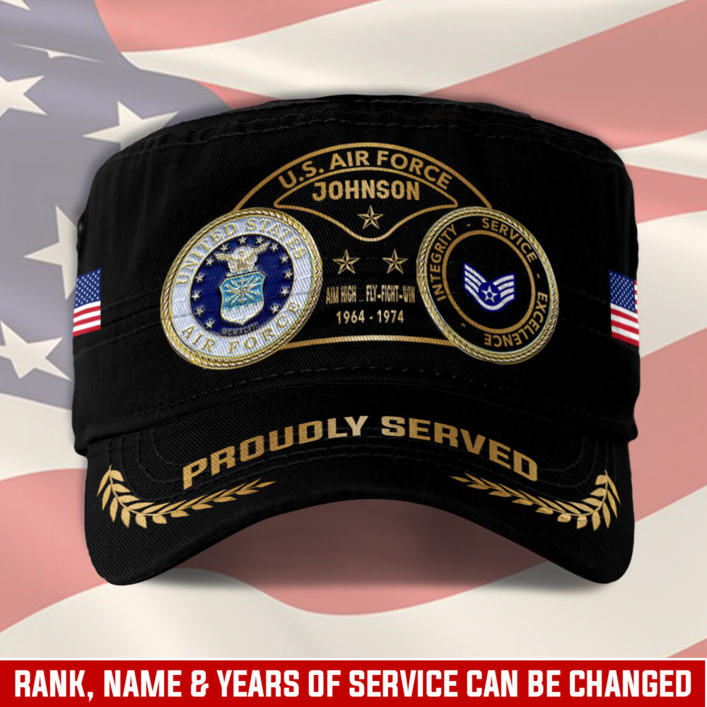 US Air Force , Land Of The Free, Because Of The Brave - Military Cap