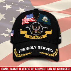 US Navy, E 6 Gold - Classic Cap