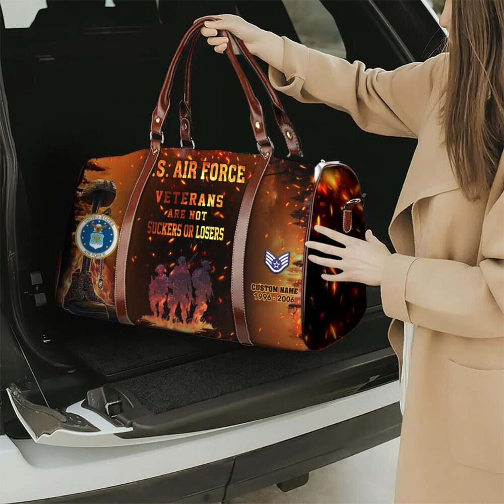 US Air Force, E 3 Air Force Airman First Class - Travel Bag - Size L: 20.4 x 9.4 x 10.2 inches - Image 2