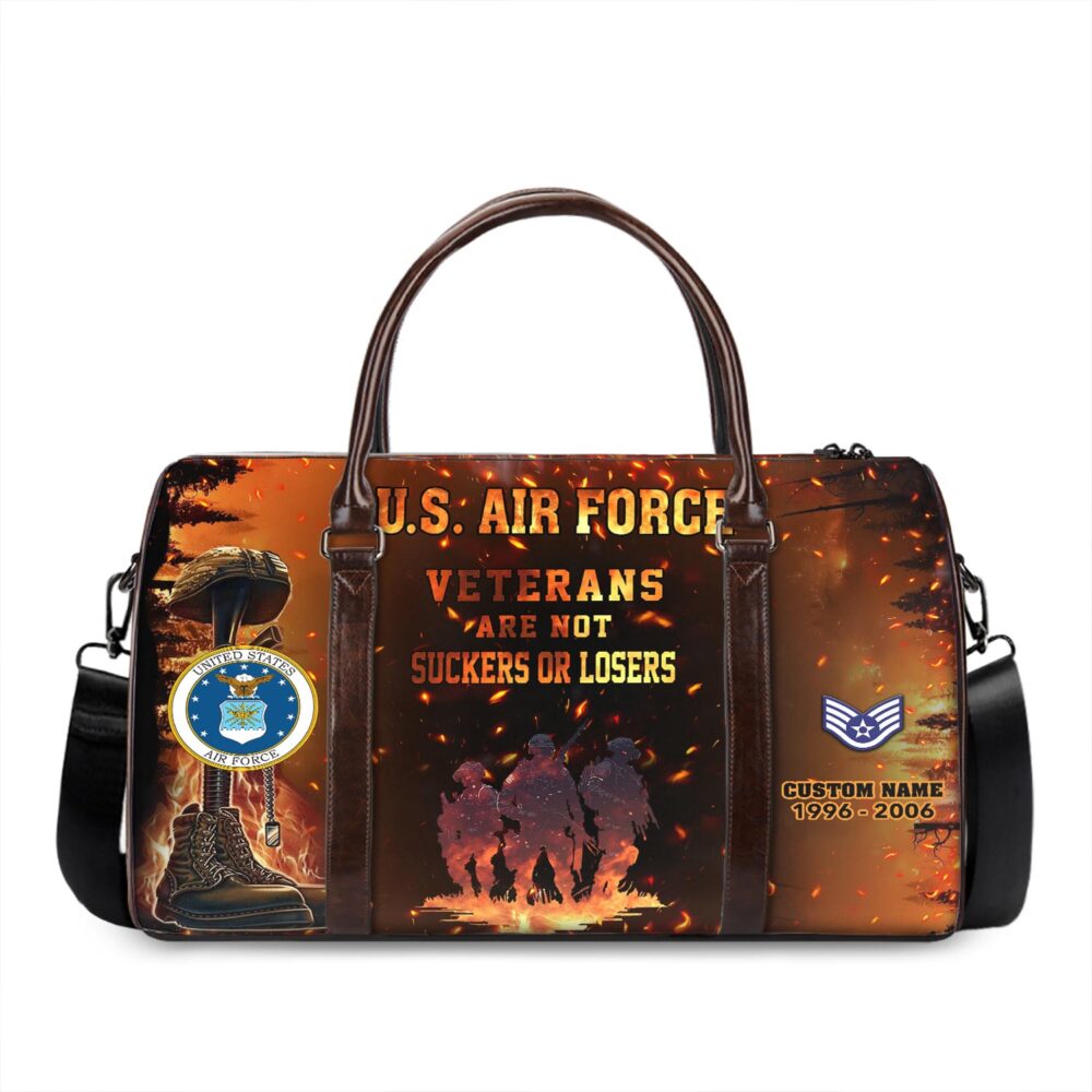 US Air Force, E 3 Air Force Airman First Class - Travel Bag - Size L: 20.4 x 9.4 x 10.2 inches - Image 3