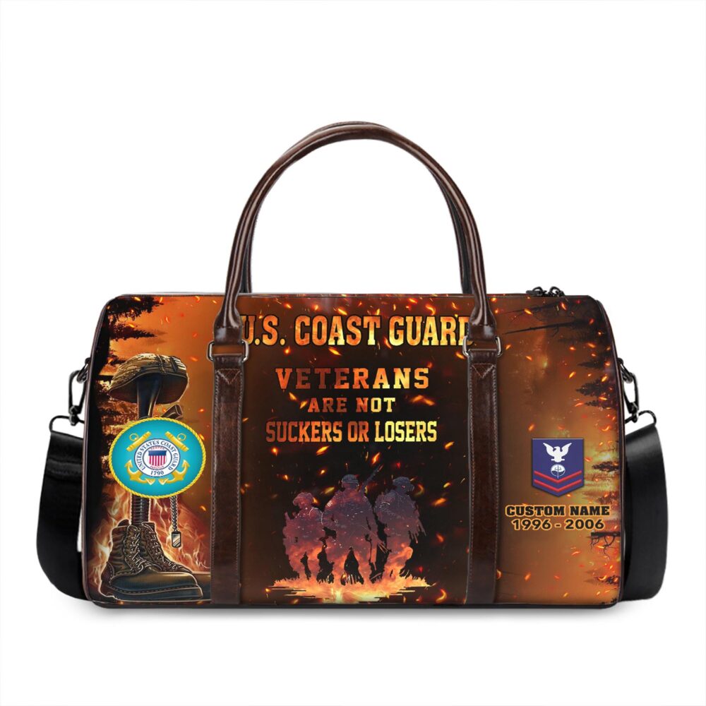 US Coast Guard, Served With Pride - Travel Bag - Size L: 20.4 x 9.4 x 10.2 inches - Image 3