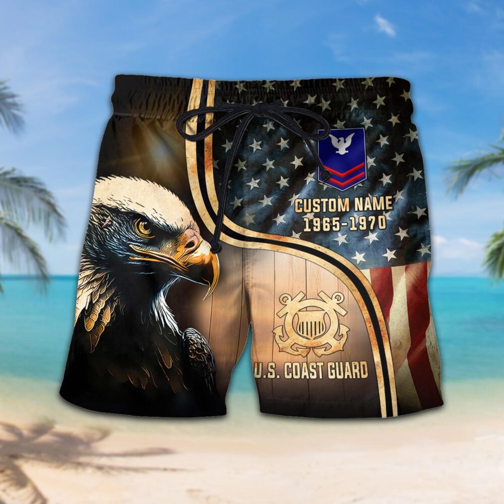 US Coast Guard, E 3 Blue - Men's Shorts - Image 2
