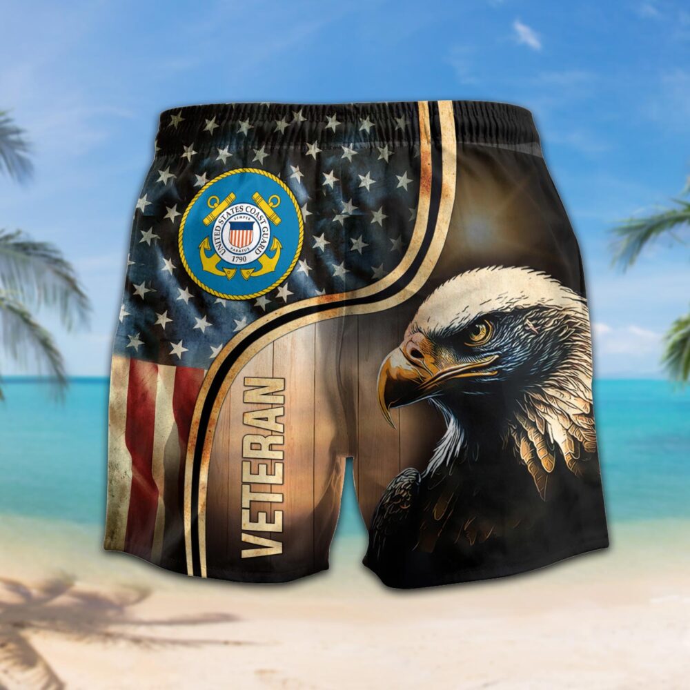 US Coast Guard, E 3 Blue - Men's Shorts - Image 3