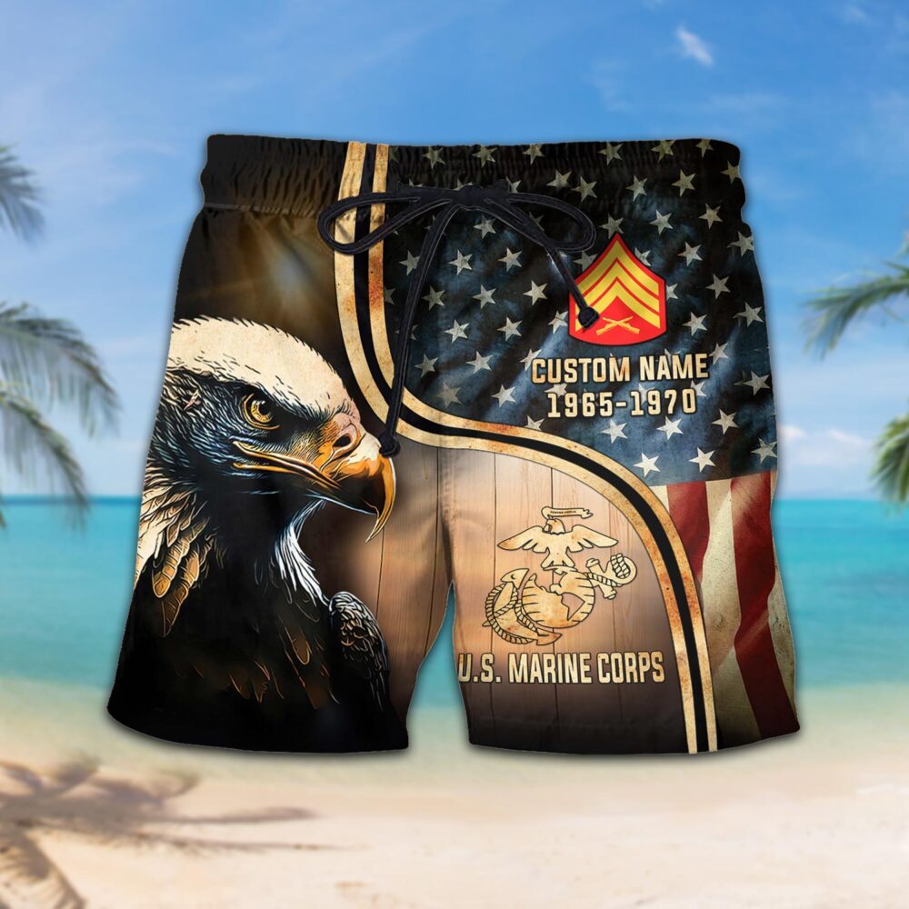 US Marine Corps, Honoring All Who Served - Men's Shorts - Image 2