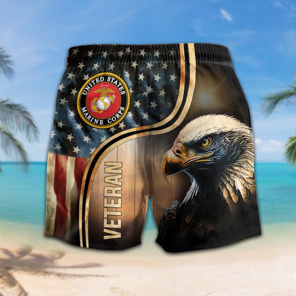 US Marine Corps, Honoring All Who Served - Men's Shorts - Image 3