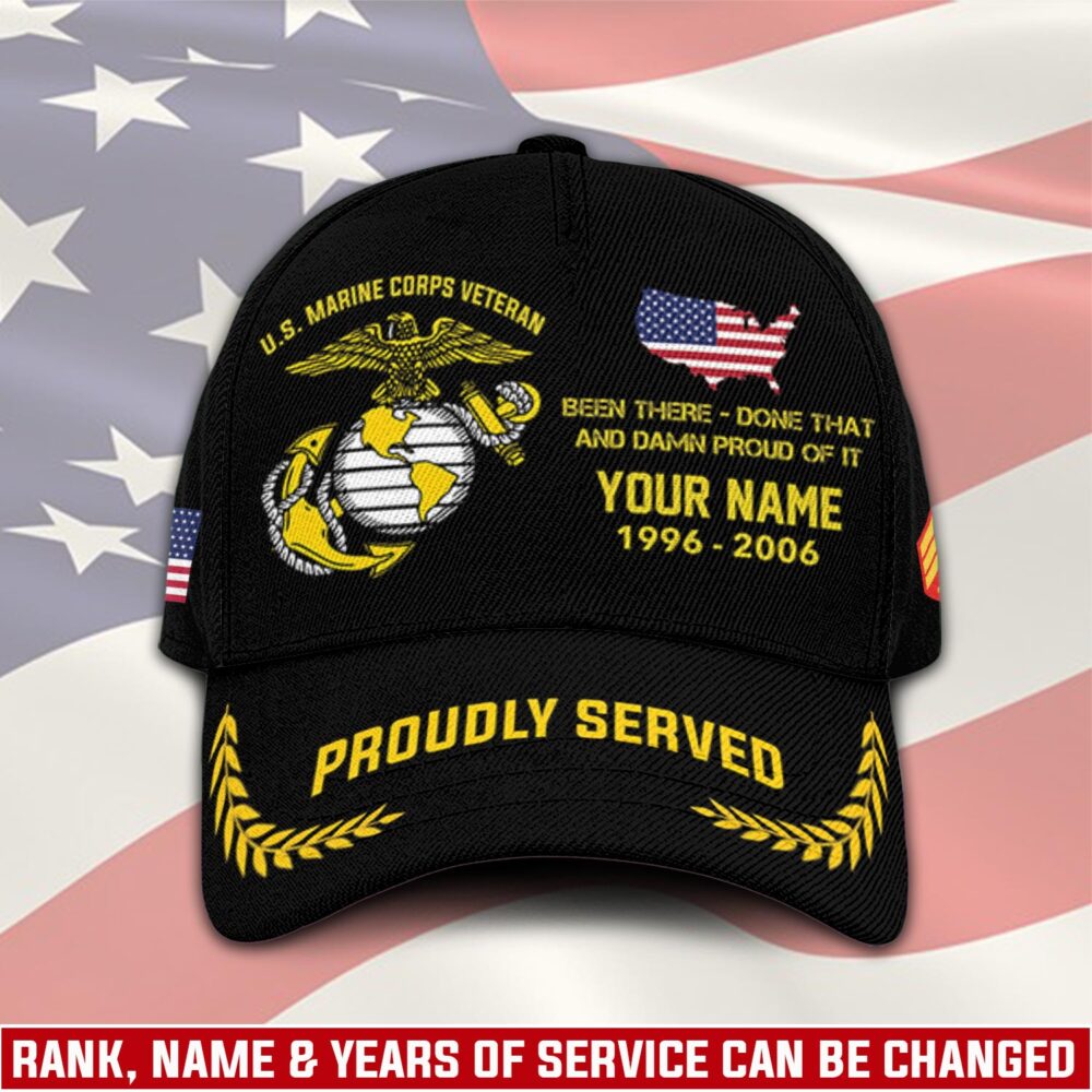 US Marine Corps, E 7 Marines Gunnery Sergeant - Classic Cap