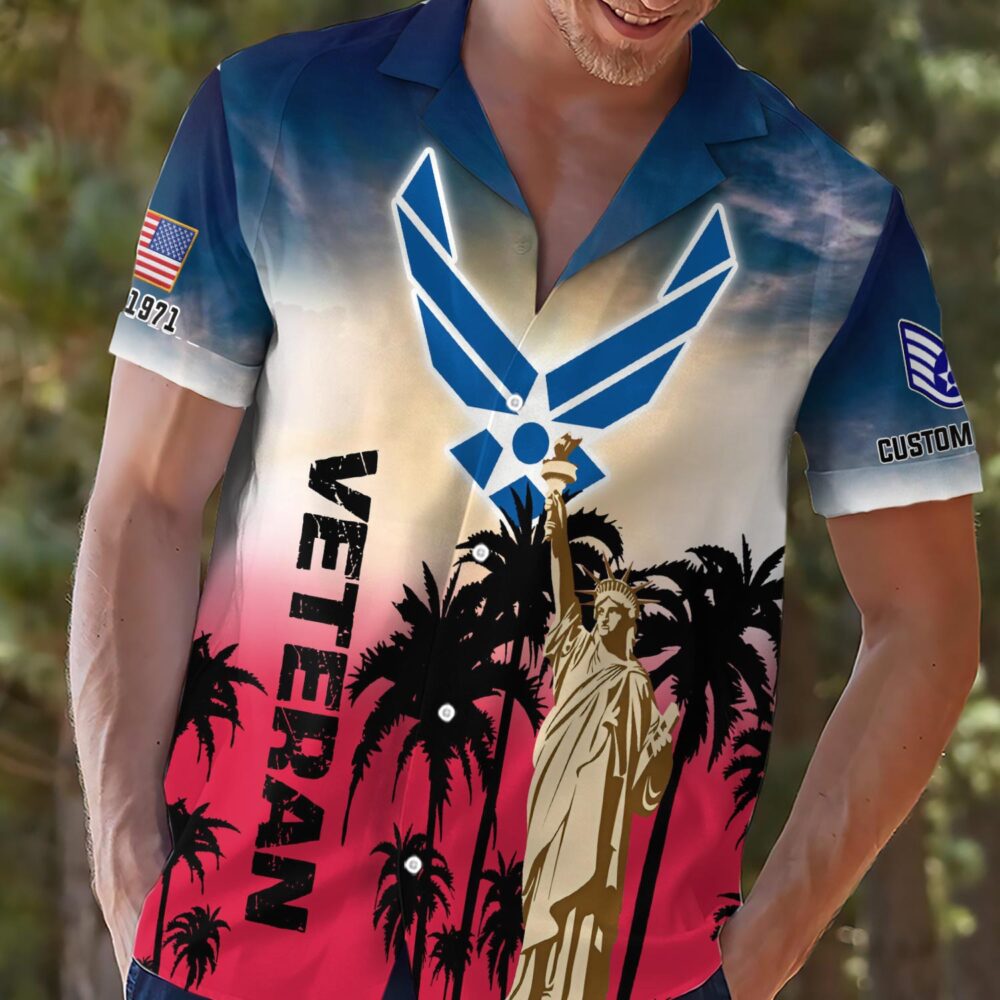 US Air Force , E 7 Air Force Master Sergeant - Hawaii Shirt - Image 2