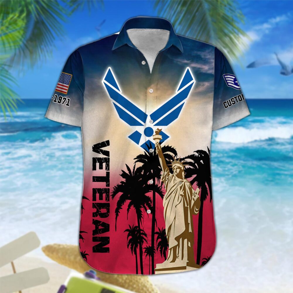 US Air Force , E 7 Air Force Master Sergeant - Hawaii Shirt - Image 3