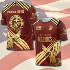 US Marine Corps, E 7 Marines Gunnery Sergeant - T-Shirt