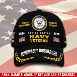 US Navy, Proud Veteran - Classic Cap