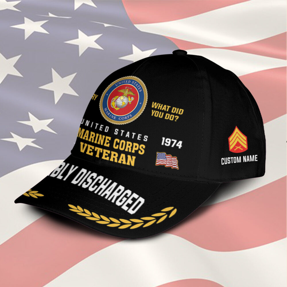 US Marine Corps, Freedom Over Fear - Classic Cap - Image 2