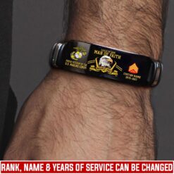 US Marine Corps, Land Of The Free, Because Of The Brave - Bracelet