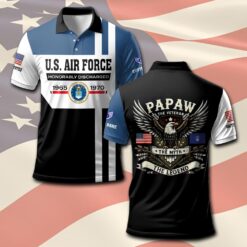 US Air Force , E 3 Air Force Airman First Class - Polo Shirt