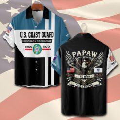 US Coast Guard, E 3 Red - Short Sleeve Button Shirt