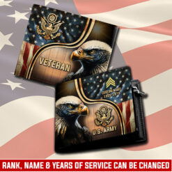 US Army - Black Man Wallet