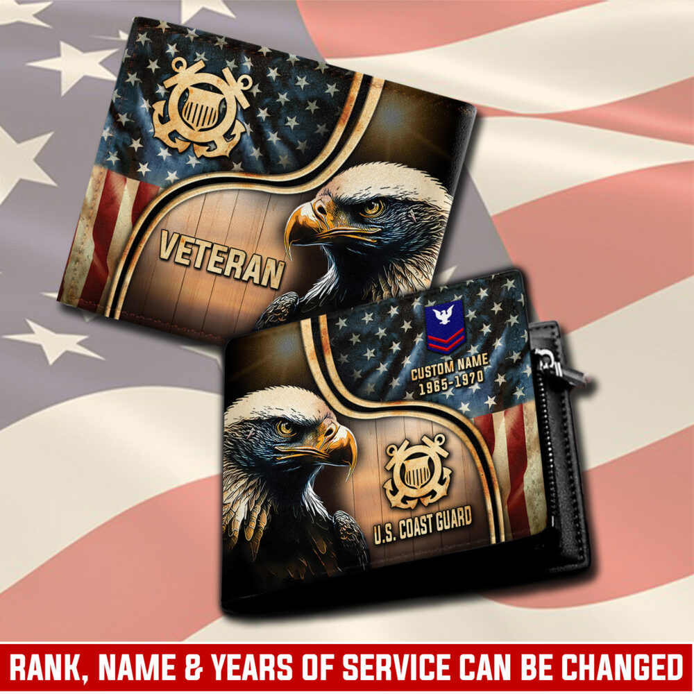 US Coast Guard, Honor The Fallen - Man Wallet