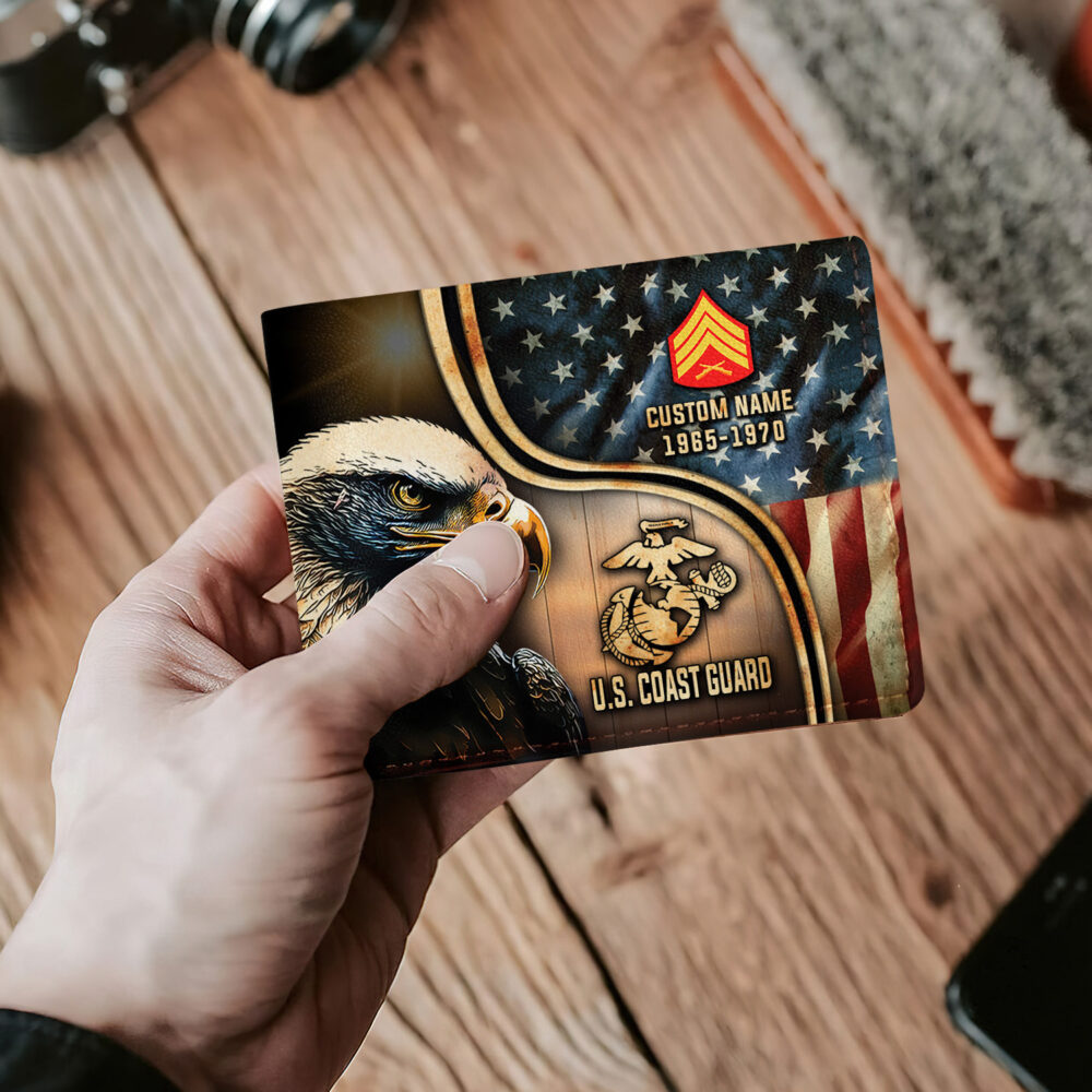 US Marine Corps, Always Remember, Never Forget - Man Wallet - Image 2