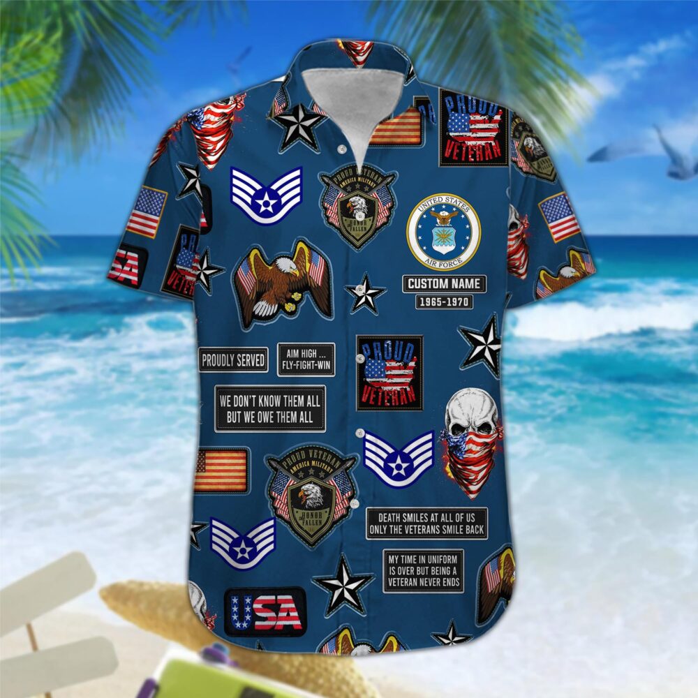 US Air Force , E 9 Air Force Command Chief Master Sergeant - Hawaii Shirt - Image 3
