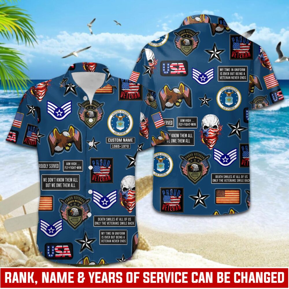 US Air Force , E 9 Air Force Command Chief Master Sergeant - Hawaii Shirt