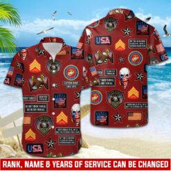 US Marine Corps, E 2 Marines Private First Class - Hawaii Shirt