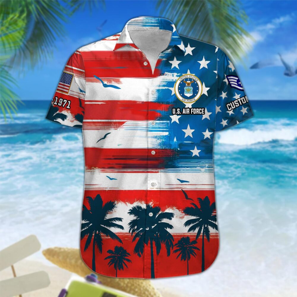 US Air Force , Thank a Veteran - Hawaii Shirt - Image 3