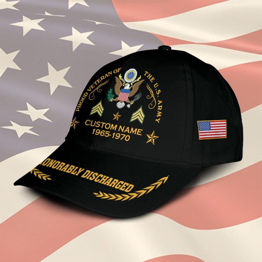 US Army, Honor, Duty, Service - Classic Cap - Image 2