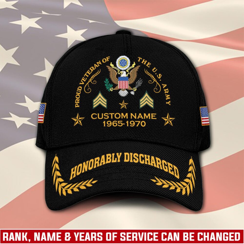 US Army, Honor, Duty, Service - Classic Cap