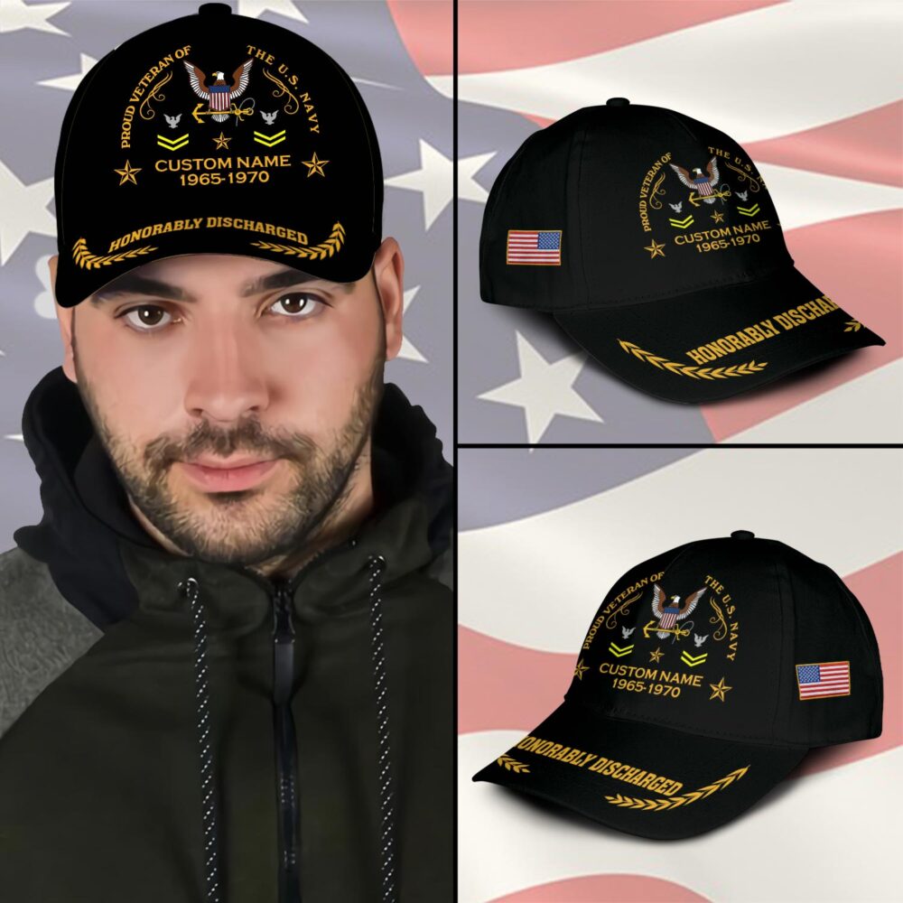 US Navy, E 6 Gold - Classic Cap - Image 3