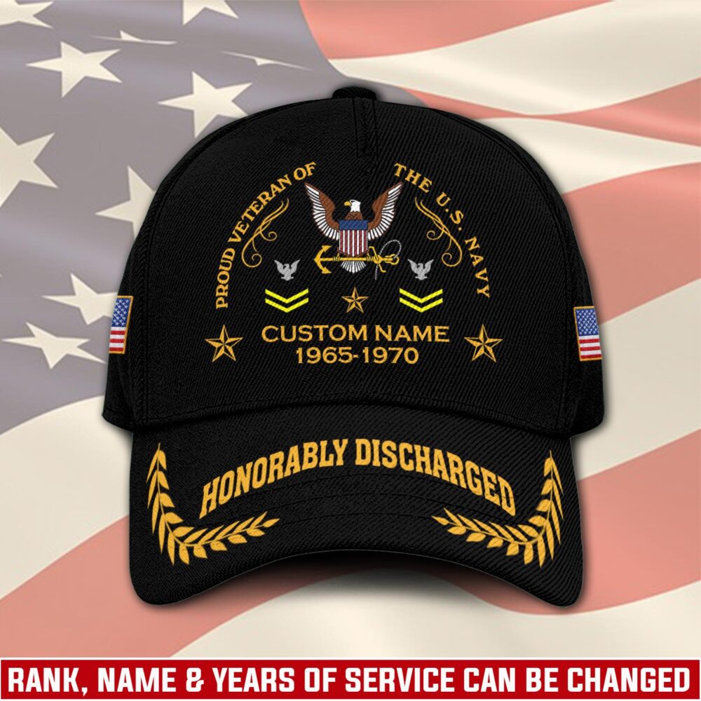 US Navy, E 6 Gold - Classic Cap