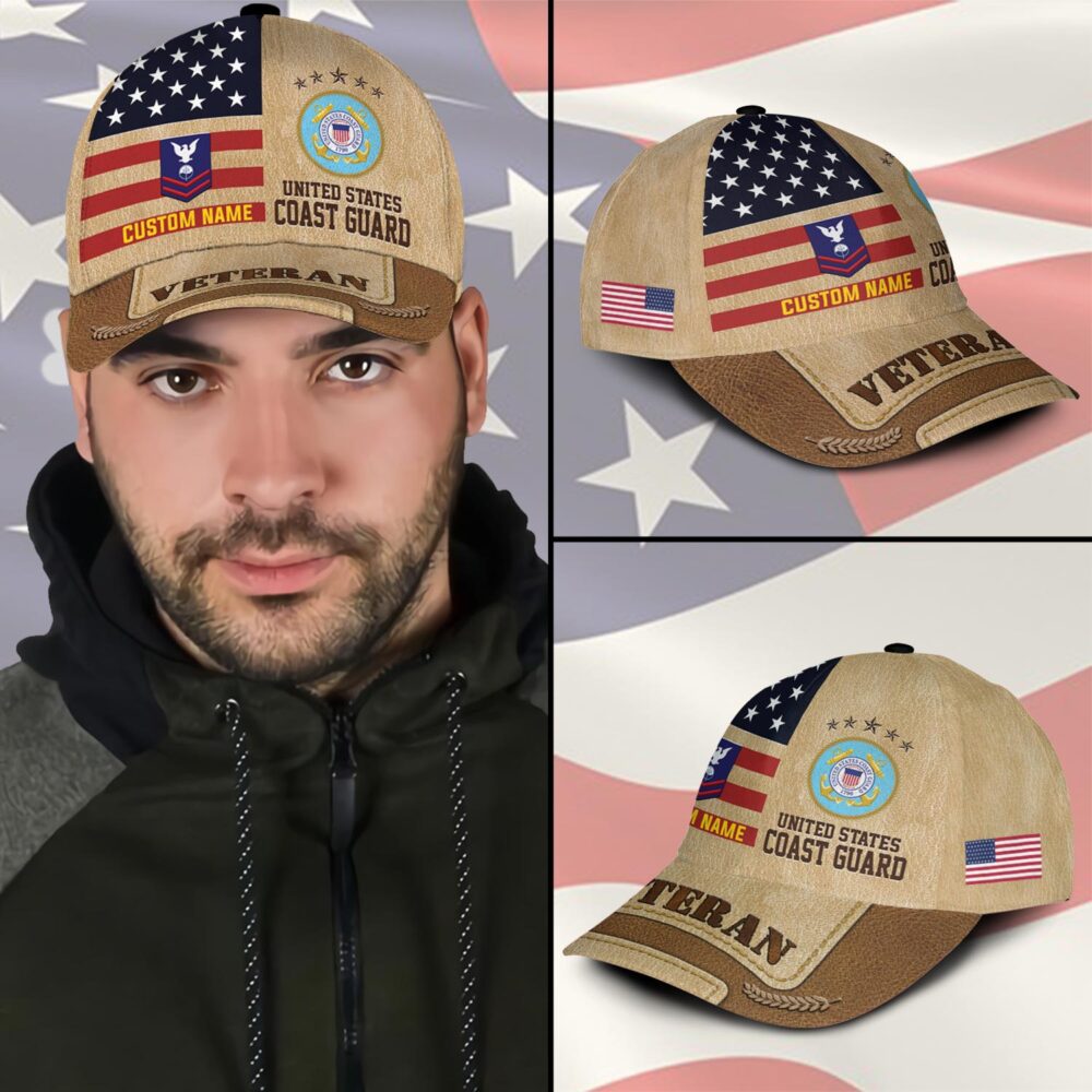 US Coast Guard, Honoring All Who Served - Classic Cap - Image 3