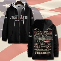 US Marine Corps, Honor, Duty, Service - Zip Hoodie