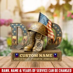 US Coast Guard, E 7 Gold - Acrylic Plaque 8x8in