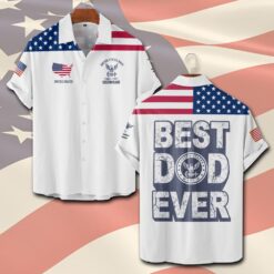US Navy, Duty, Honor, Country - Short Sleeve Button Shirt