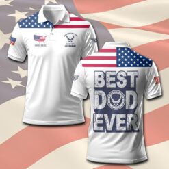 US Air Force , Land Of The Free, Because Of The Brave - Polo Shirt