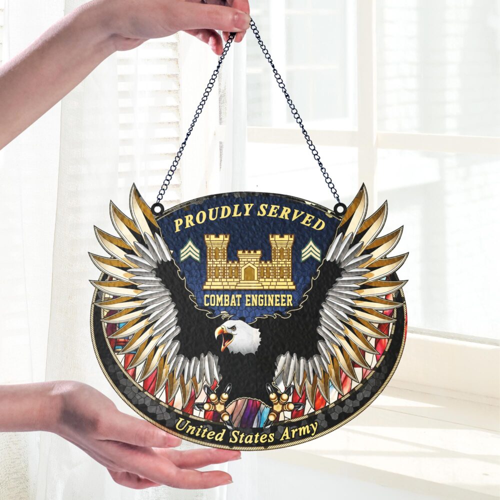 Army Branch, This We’ll Defend - Suncatcher 6in - Image 2