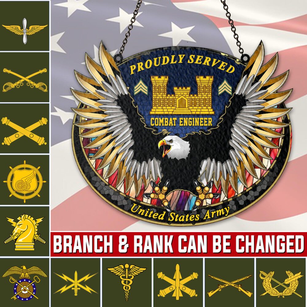 Army Branch, This We’ll Defend - Suncatcher 6in
