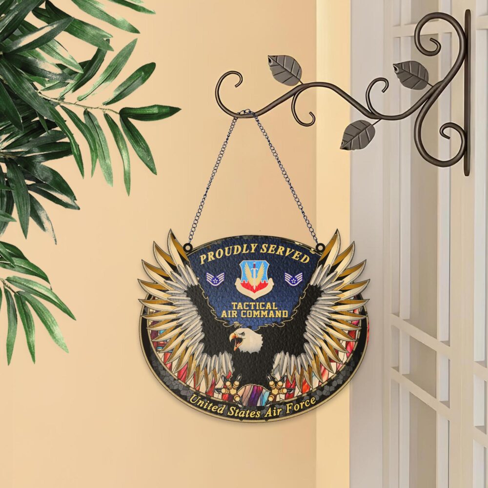 Air force Command, No One Fights Alone - Suncatcher 8in - Image 3