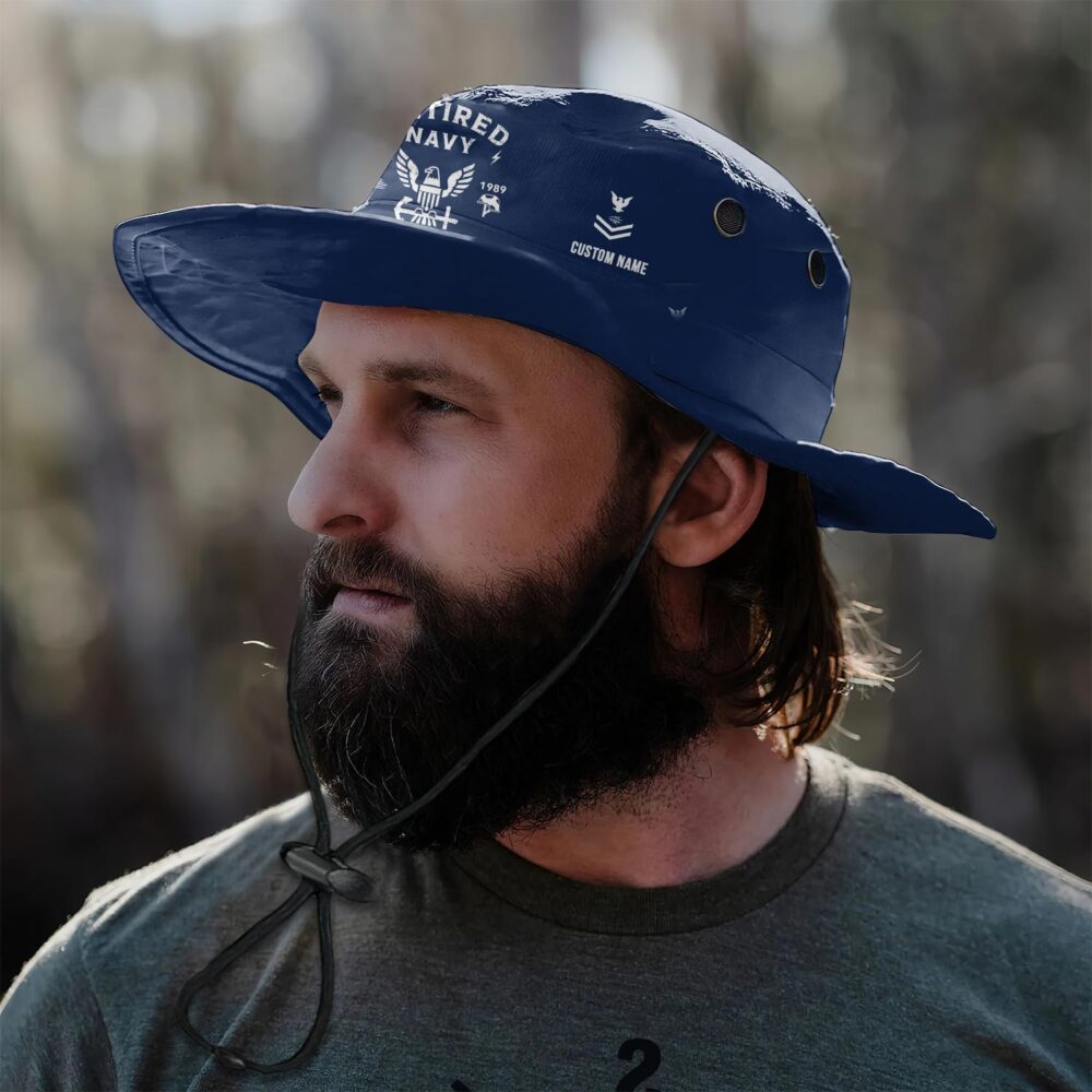 US Navy, E 4 Red - Boonie Hat - Image 3