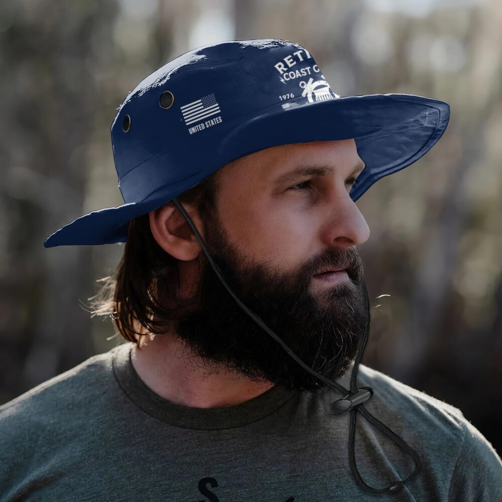 US Coast Guard, Once A Coastie, Always A Coastie - Boonie Hat - Image 2