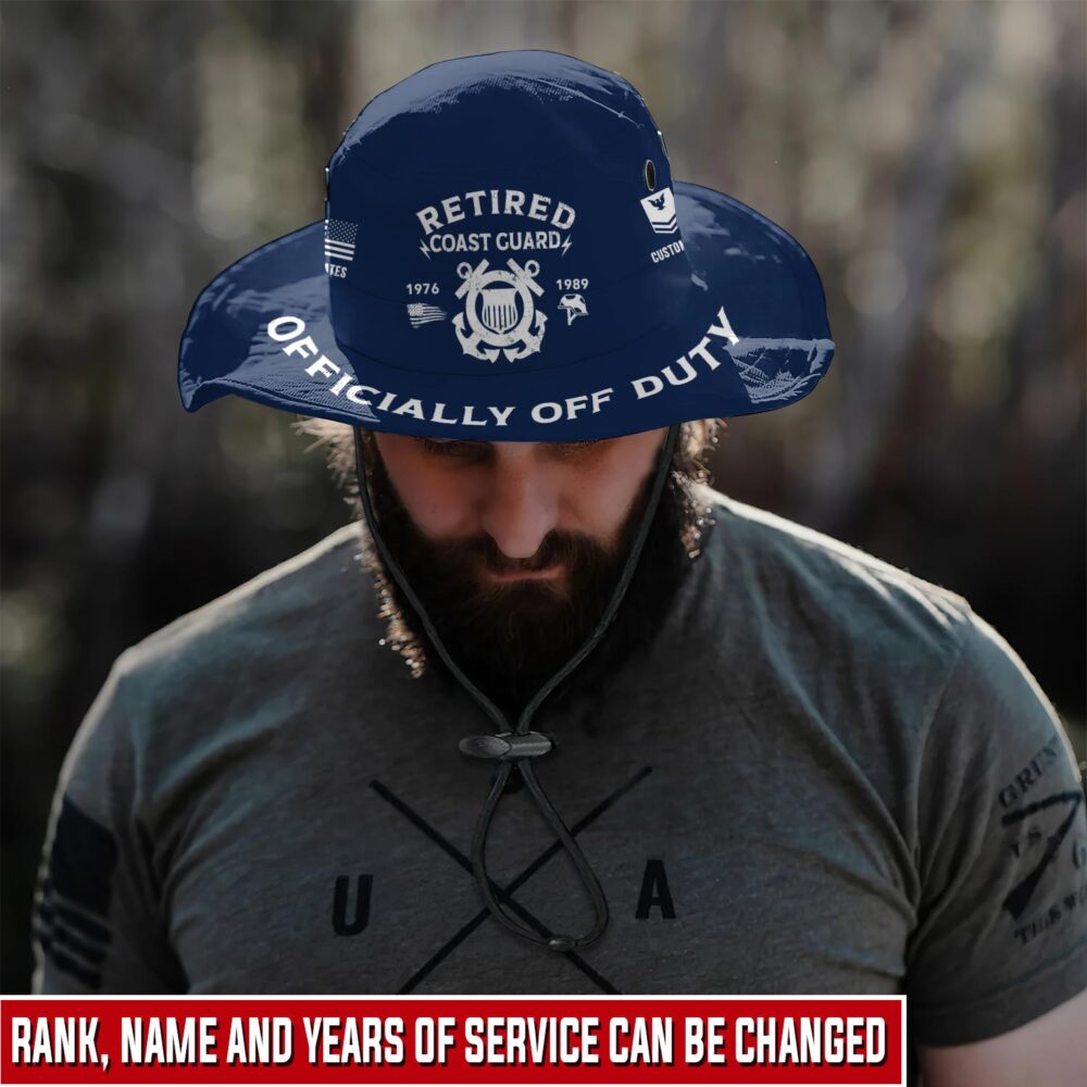 US Coast Guard, Once A Coastie, Always A Coastie - Boonie Hat