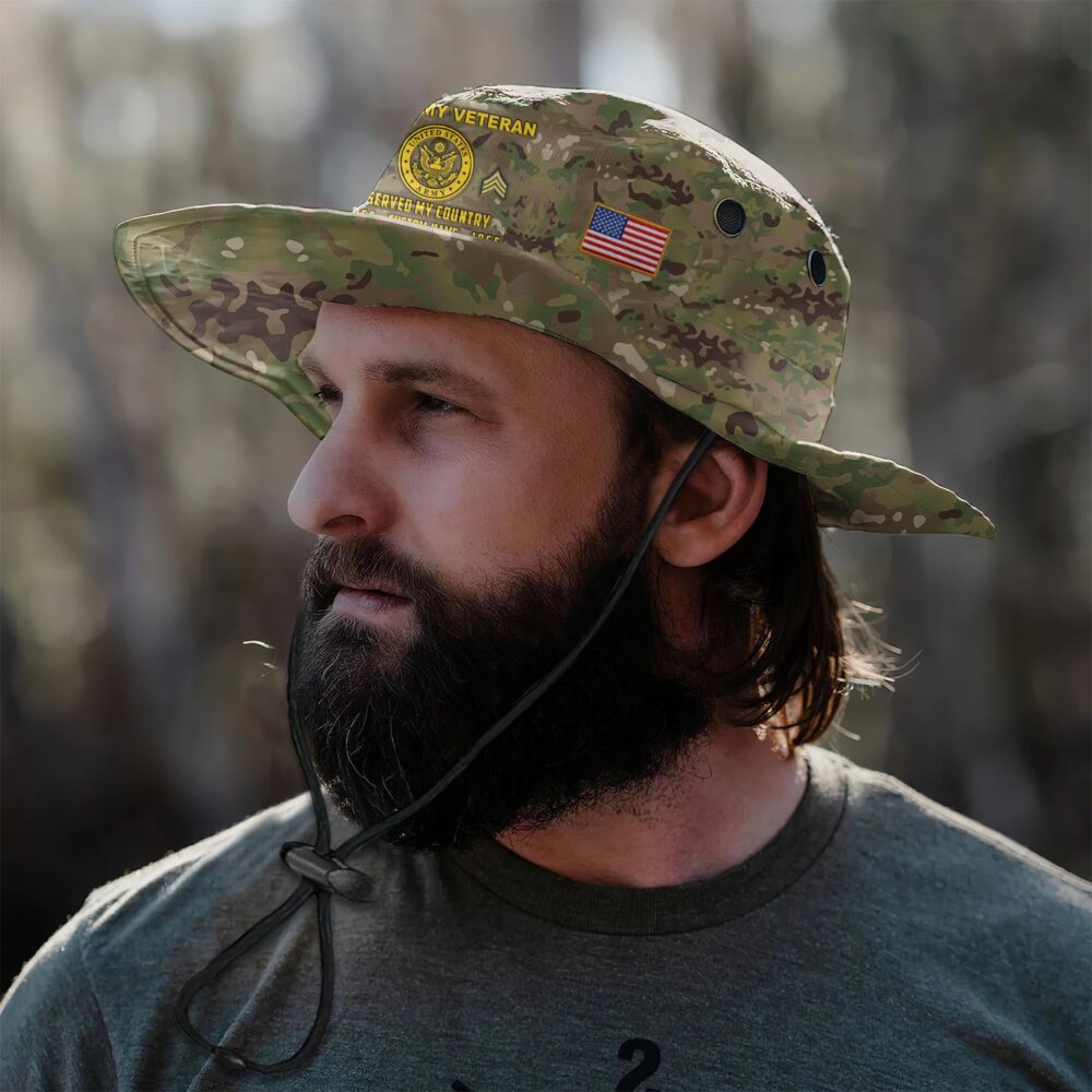 US Army, E 9 Army Command Sergeant Major - Boonie Hat - Image 3