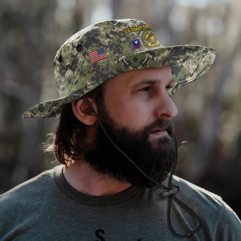 US Coast Guard, E 4 Red - Boonie Hat - Image 2