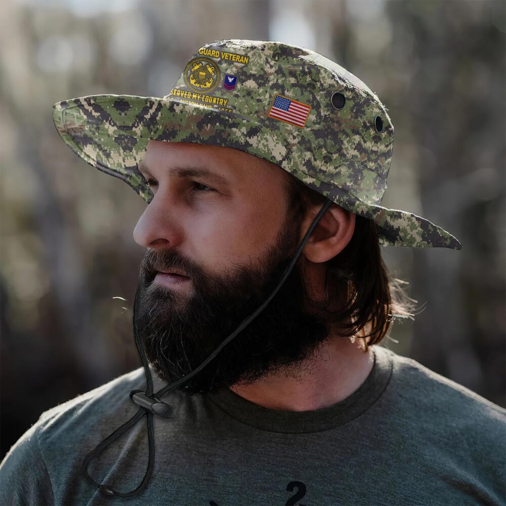 US Coast Guard, E 4 Red - Boonie Hat - Image 3