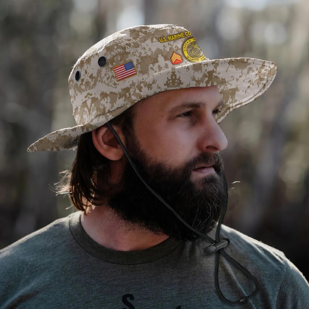 US Marine Corps, Honor, Duty, Service - Boonie Hat - Image 2