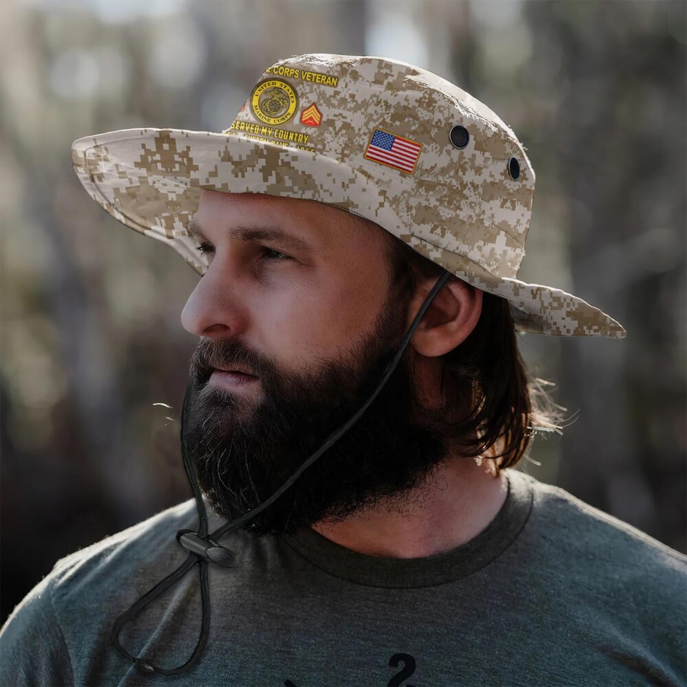 US Marine Corps, Honor, Duty, Service - Boonie Hat - Image 3