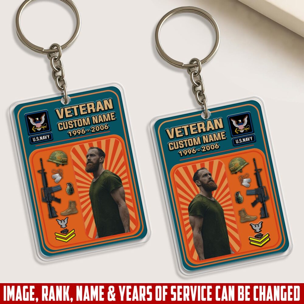 Veteran Action Figure Style Acrylic Keychain - Image 2