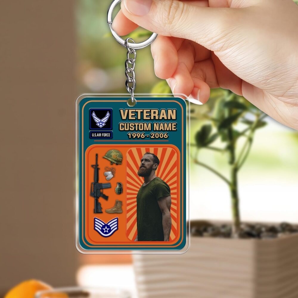 Veteran Action Figure Style Acrylic Keychain - Image 3
