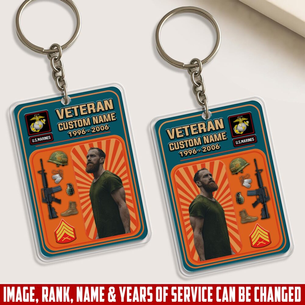 Veteran Action Figure Style Acrylic Keychain - Image 4