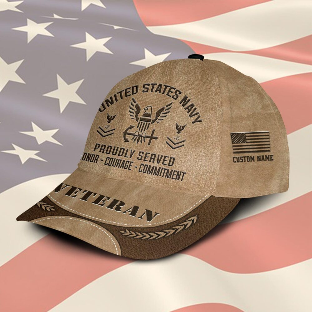 US Navy, Always Courageous - Classic Cap - Image 2